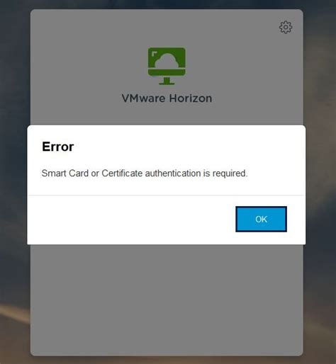 Verify Your Smart Card Authentication Configuration in Horizon 